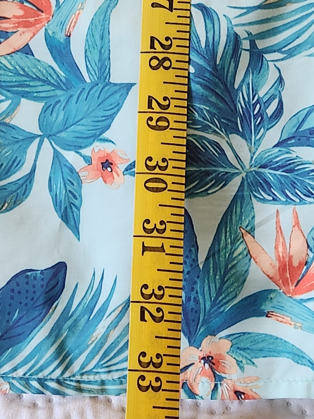 Izod Saltwater Floral Button-Down Shirt with Coral Accents Size 3XL - Picture 7 of 12